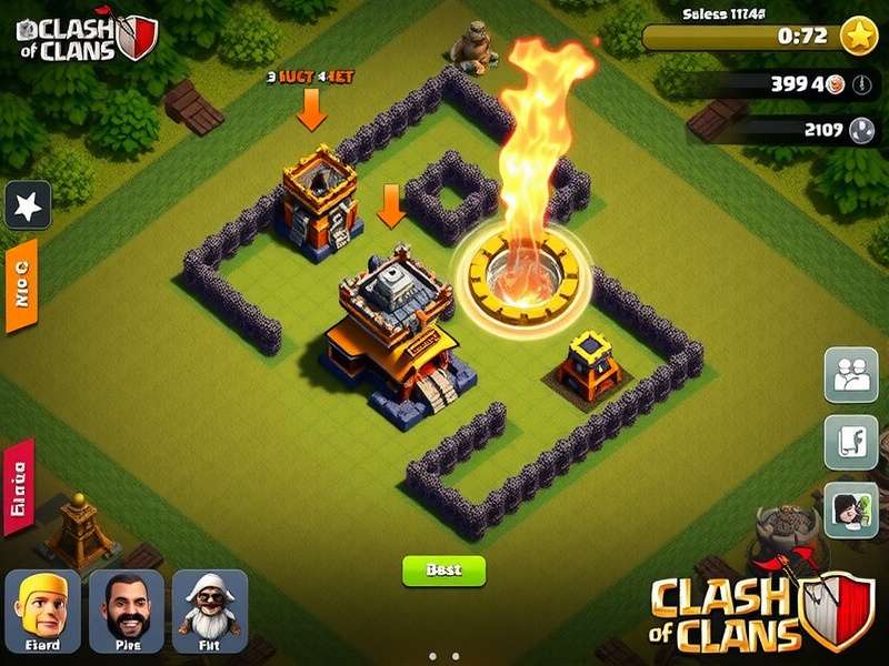 Clash of Clans War Base TH15 Huge Design