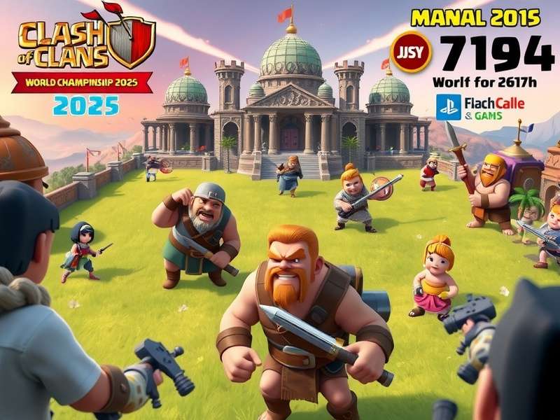 Clash of Clans World Championship 2025 teams competing on a grand esports stage