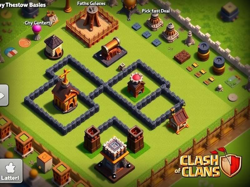 Clash of Clans Town Hall 6 Hybrid Base Layout Design 2024