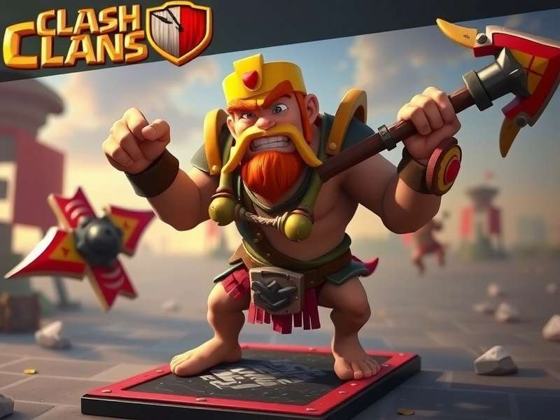Clash of Clans max level Goblins swarming a resource collector