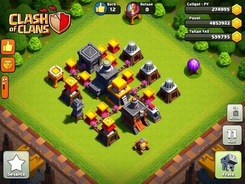 Town Hall 11 Trophy Pushing Base for Legends League