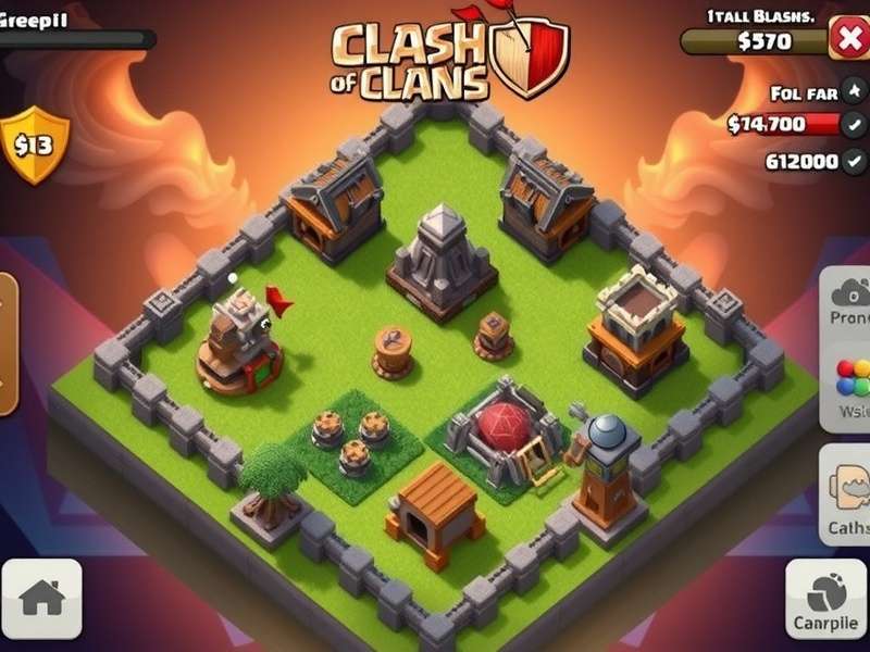 Town Hall 14 War Base layout designed to prevent 3 star attacks
