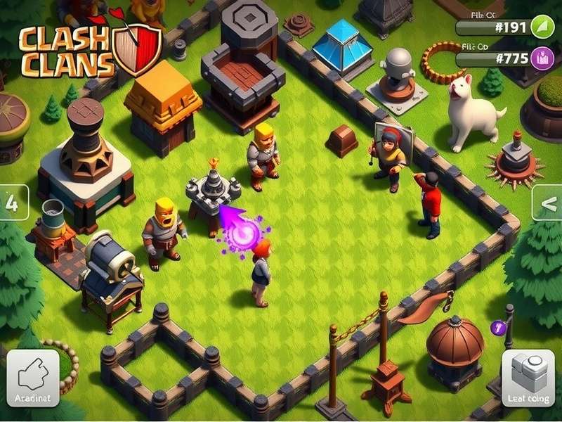 Clash of Clans Android download screen on mobile device