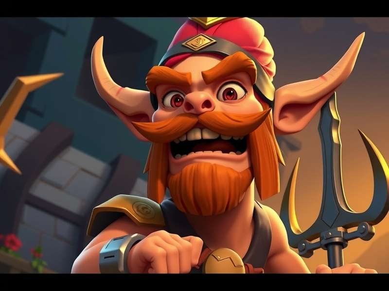 Clash of Clans goblin meme example showing a funny scene