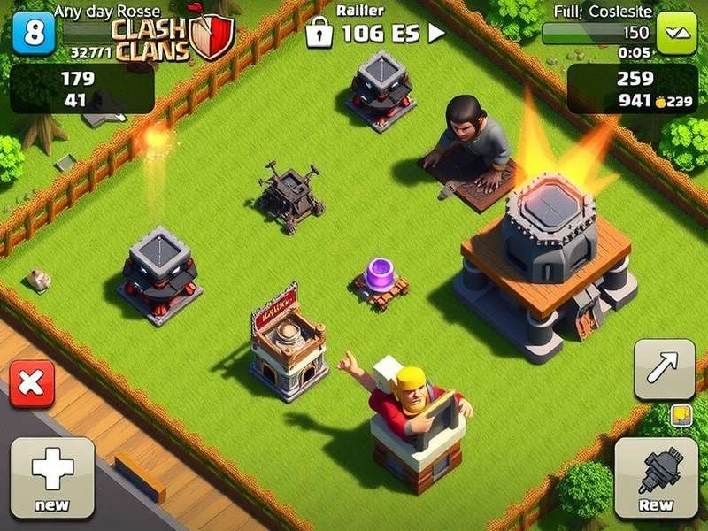 Clash of Clans Town Hall progression chart showing upgrade paths