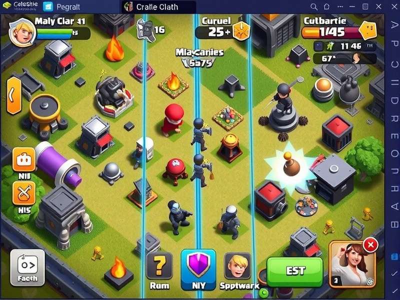 Clash of Clans Download Interface on Mobile and PC
