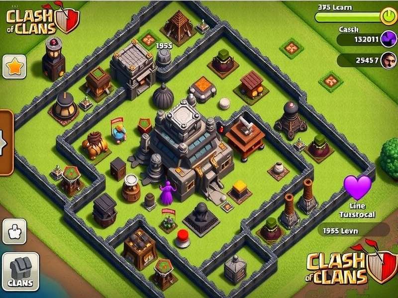 Clash of Clans gameplay showing Indian clan battle