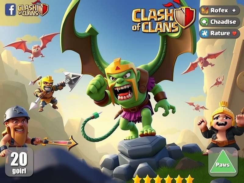 Strategic deployment of Goblins attacking collectors in Clash of Clans