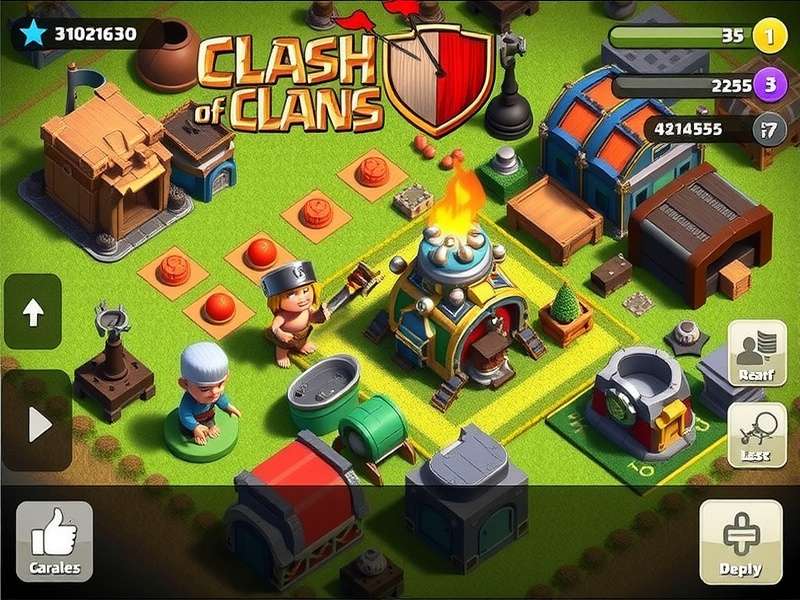 Clash of Clans Account Management Dashboard on multiple devices