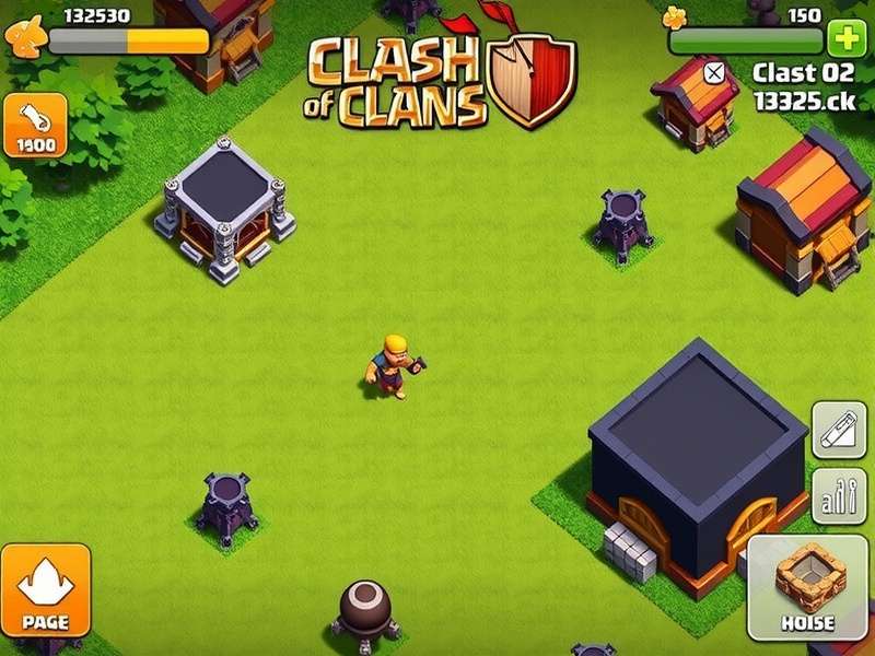Clash of Clans gameplay on PC with emulator