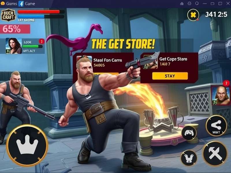 Clash of Clans APK gameplay showing village and troops