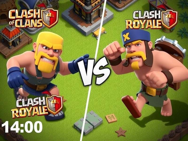 Infographic comparing the skill types in Clash of Clans vs Clash Royale