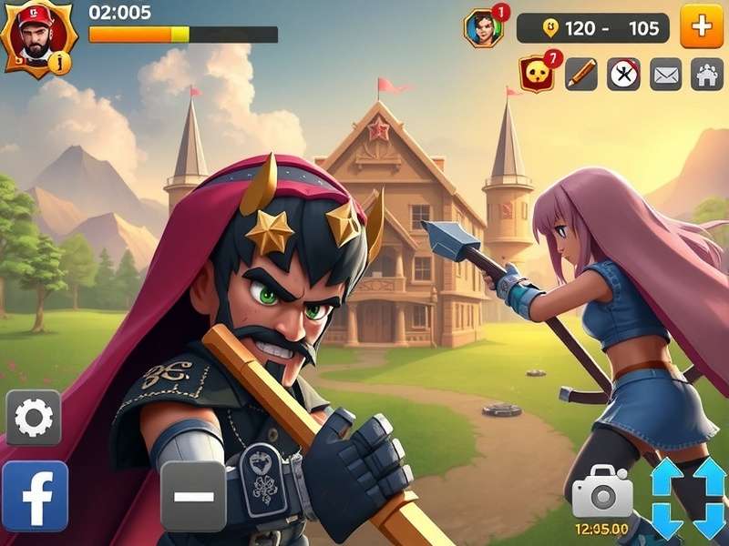 Clash of Clans strategic battle interface showing troops and base