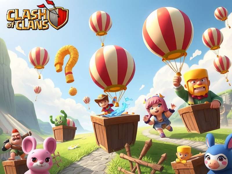 Clash of Clans Balloon Parade attack in action against a Town Hall 11 base