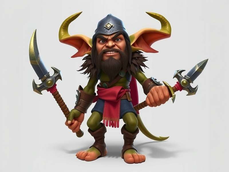 Elite Goblin Costume Clash of Clans character in high detail