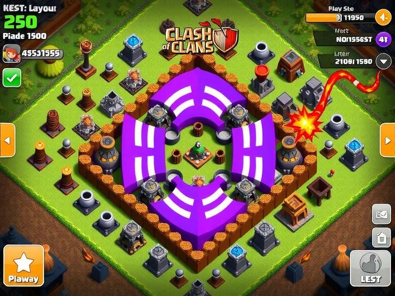 TH14 Anti-3 Star War Base Layout 2024