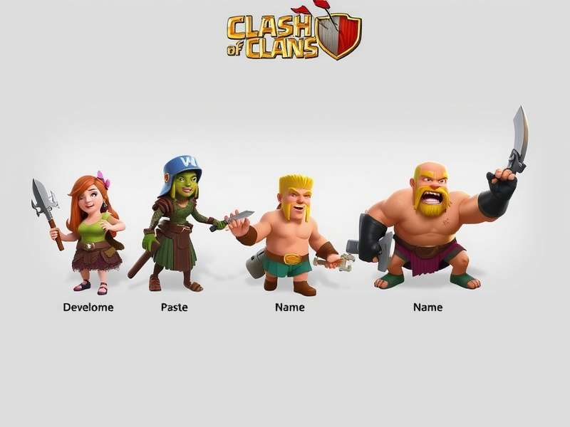 Complete Clash of Clans Characters Collection