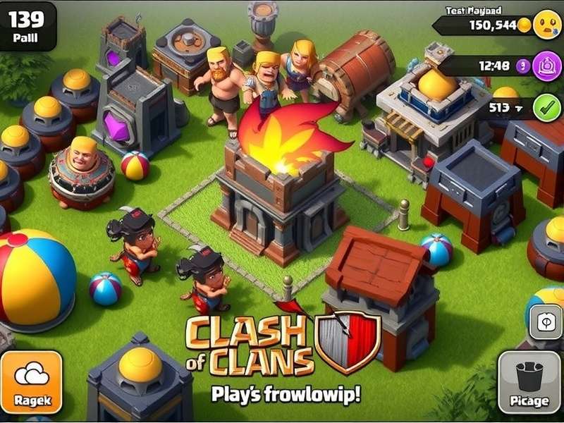 Clash of Clans PC gameplay on BlueStacks emulator