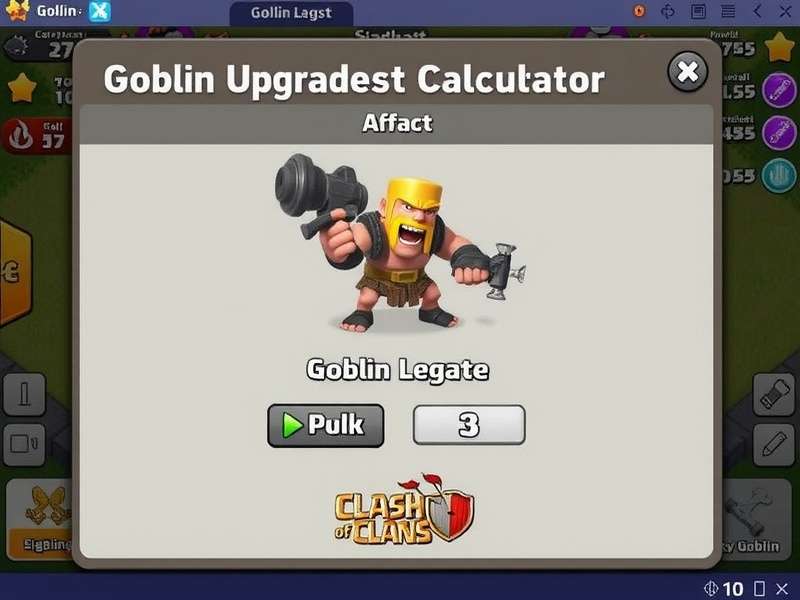 Clash of Clans Goblin Upgrade Cost and Stats Chart from Level 1 to 9