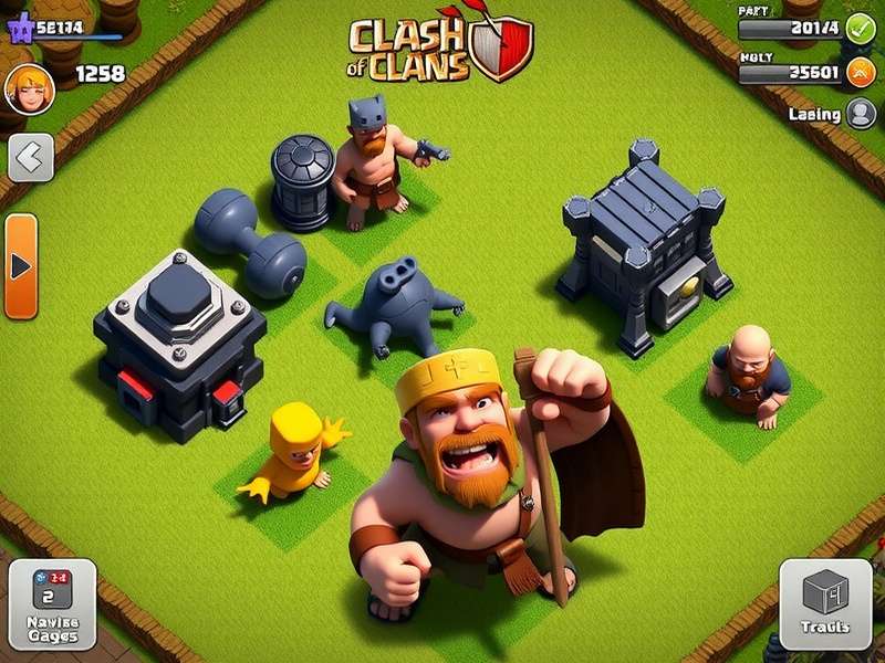Clash of Clans Global Release Timeline Infographic