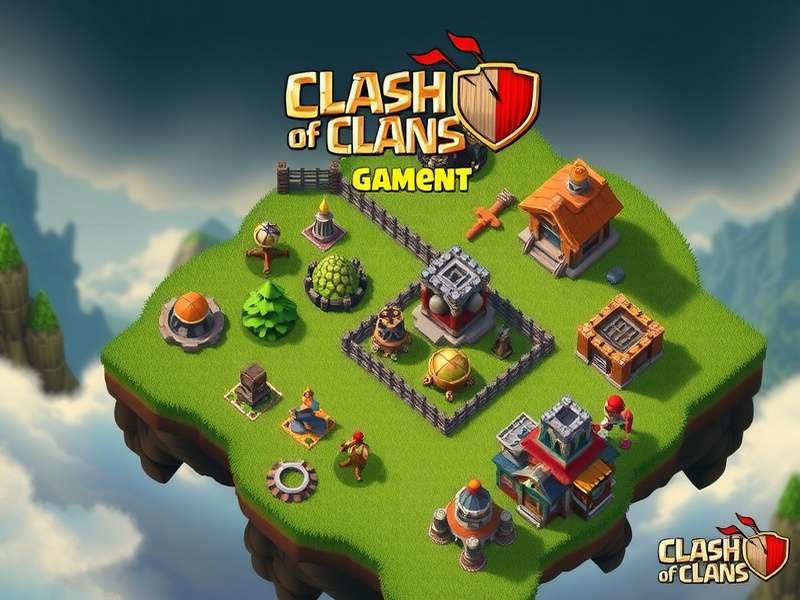 Epic Clash of Clans online battle showing armies attacking a well-designed base