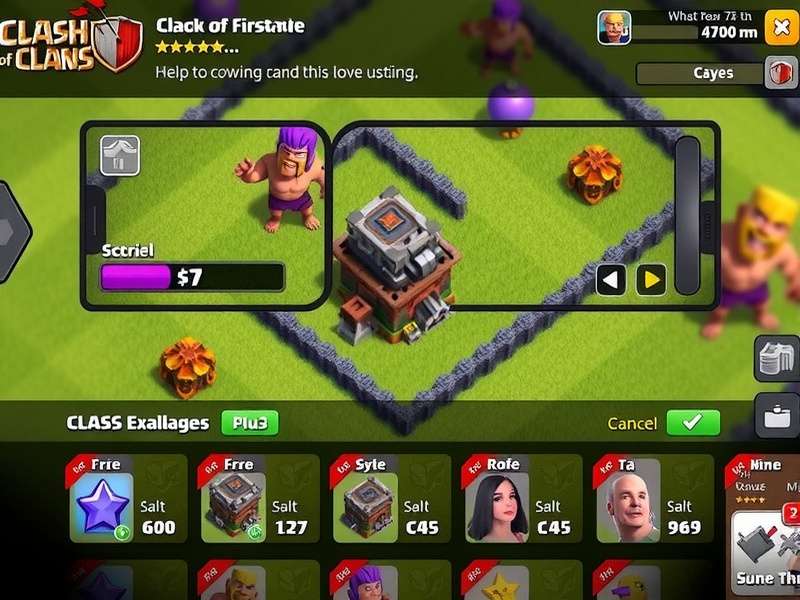 Clash of Clans gameplay statistics and charts