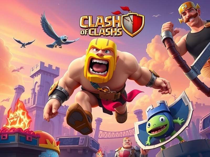 Clash of Clans-style strategic village and army composition visualization