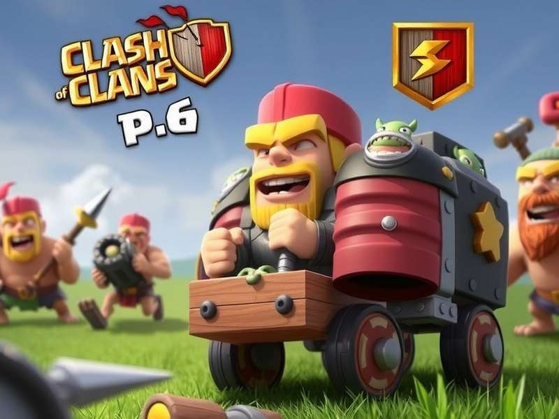 Goblin Party Cannon in action during a Clash of Clans battle