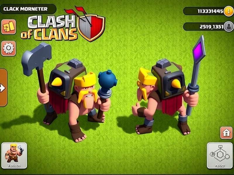 Mini Pekka in action in Clash of Clans
