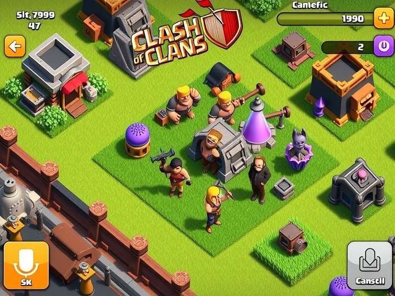 Clash of Clans Mod APK screenshot showing unlimited resources and maxed out base