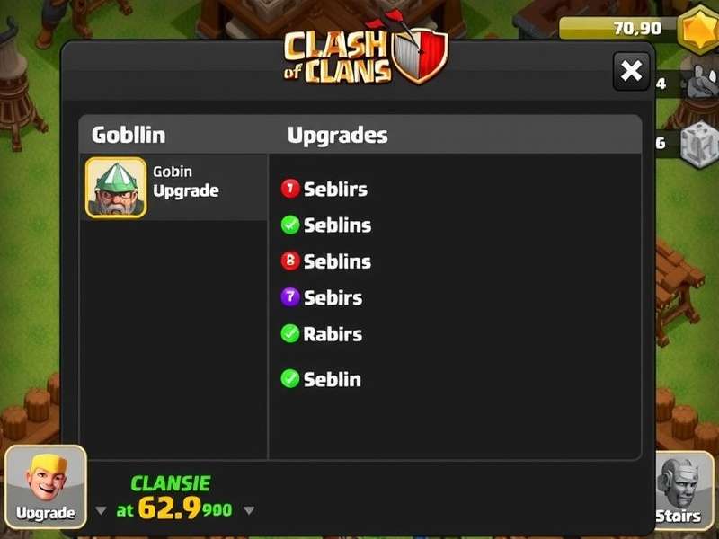 Clash of Clans Goblin upgrade cost list complete guide with all levels and elixir requirements