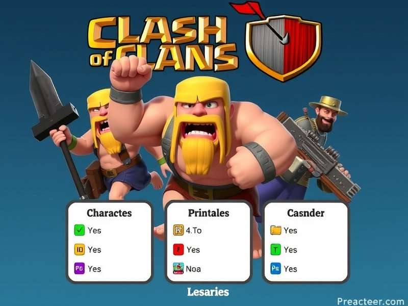 Barbarian King character printable sheet