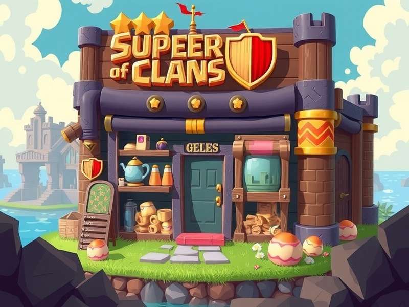 Clash of Clans gameplay on Supercellstore — epic battle with dragons and heroes