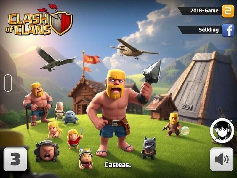 Clash of Clans official logo showing the iconic barbarian with the game title