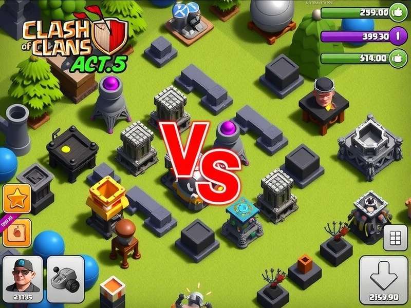 Clash of Clans PC game gameplay with epic battle scene