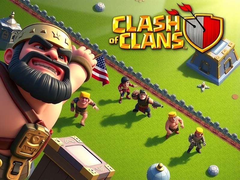 Clash of Clans PC gameplay with keyboard controls