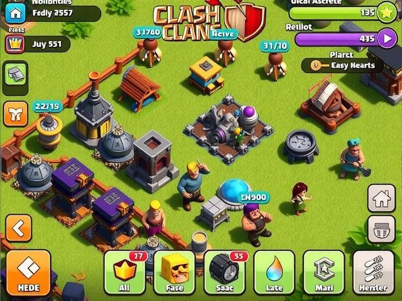 Clash of Clans PC Gaming Setup with Emulator and Keyboard