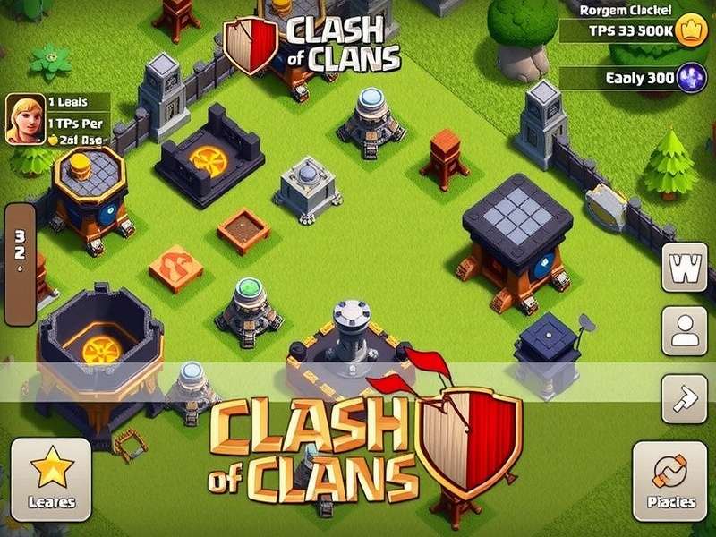 Clash of Clans App hero image featuring epic village battles and heroes