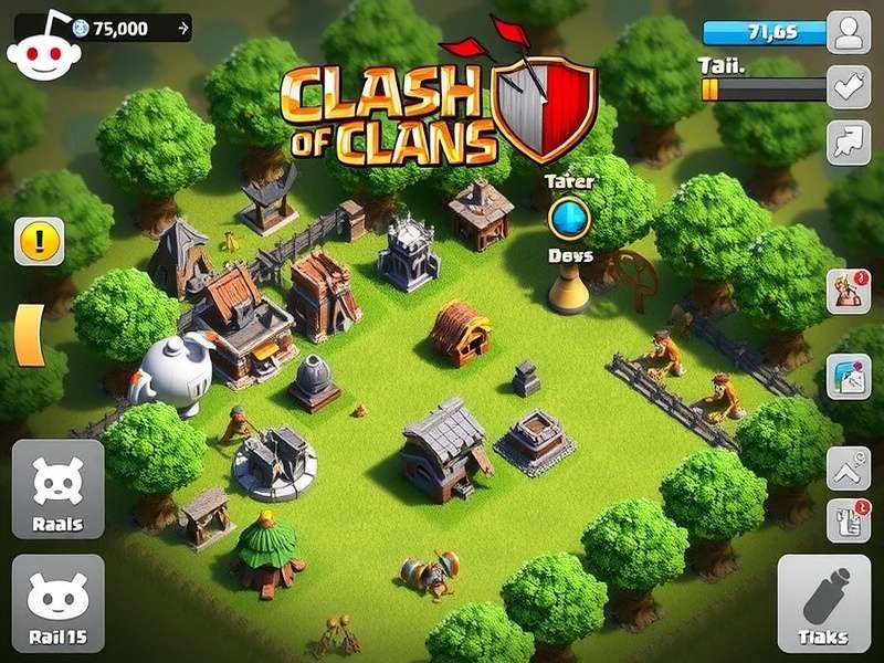 Clash of Clans Reddit community discussing base layouts and strategies