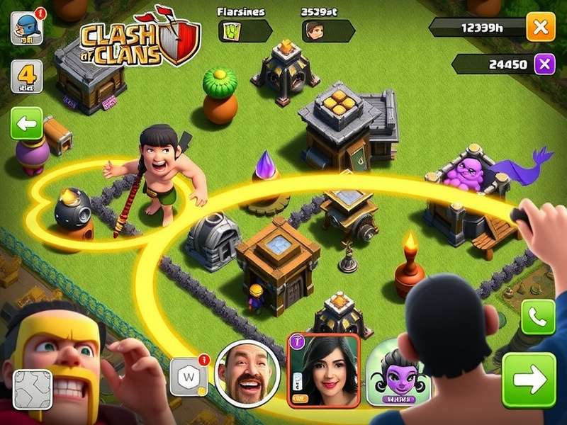 Clash of Clans Cast – voice actors and characters collage