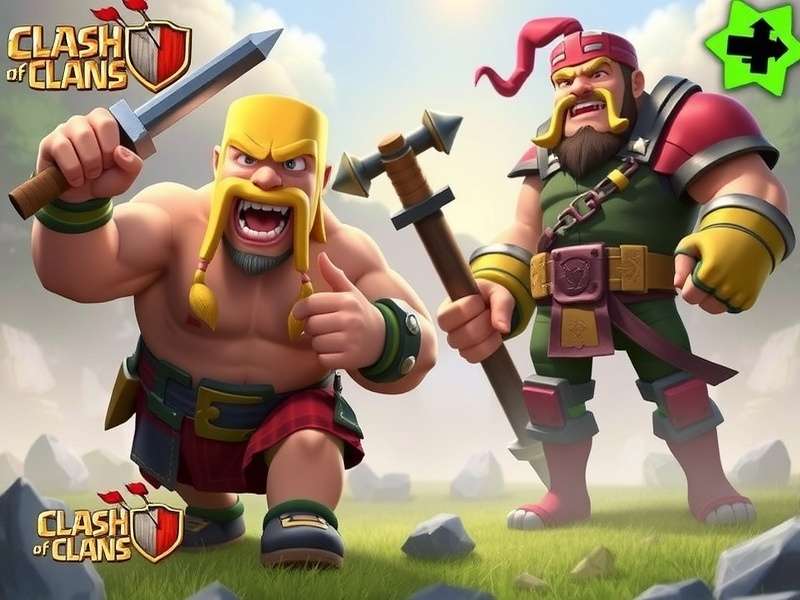 Clash of Clans Barbarian King character portrait